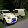 2 cv beiges en duo 