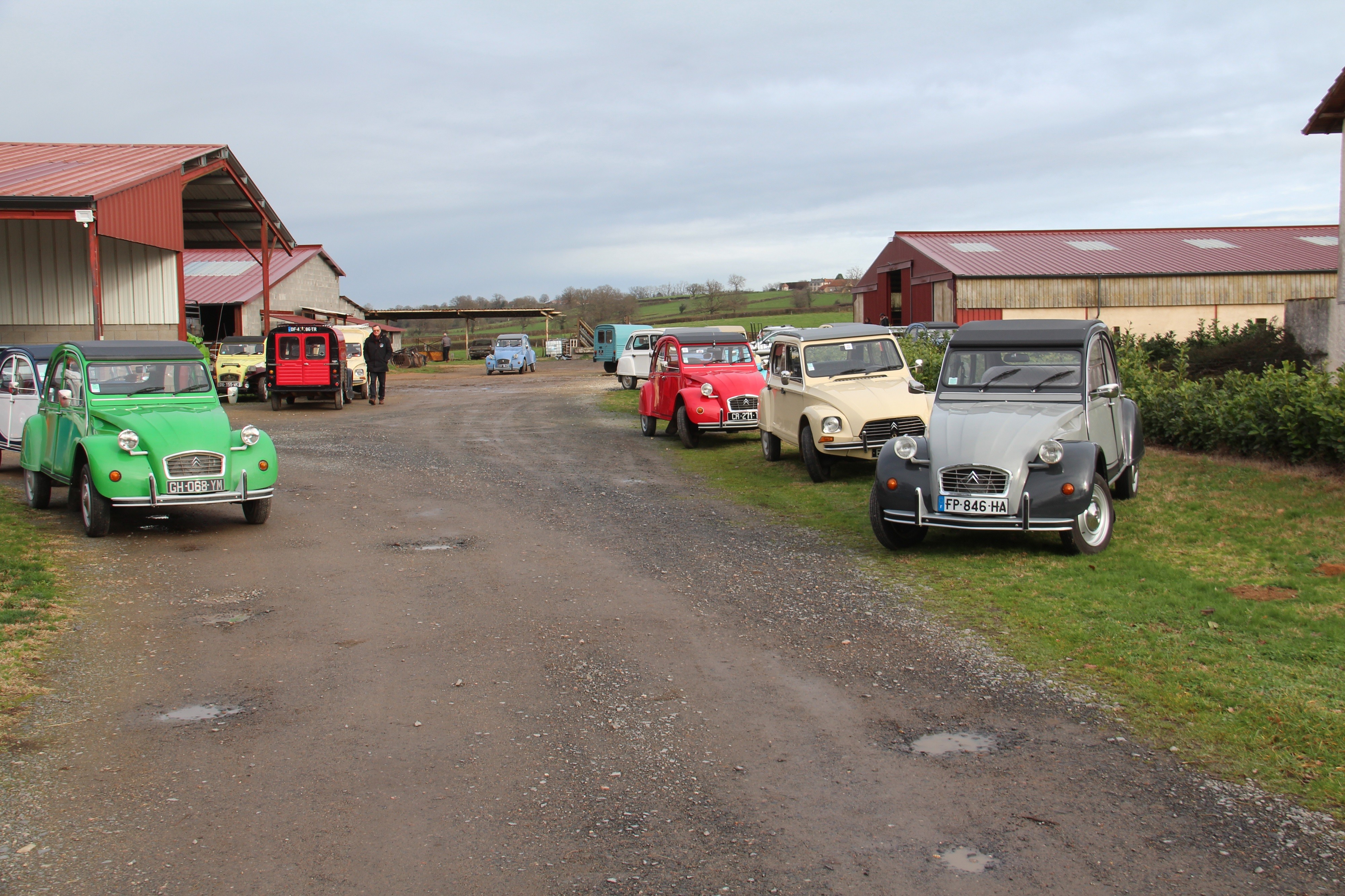 2cv a la ferme 