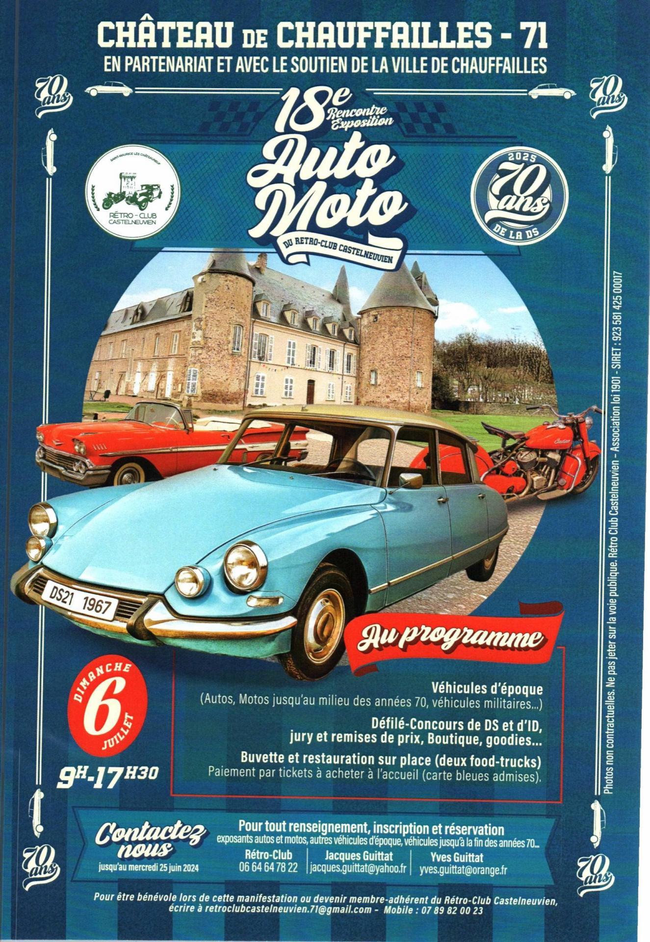 18eme expo auto moto 6 juillet chauffailles